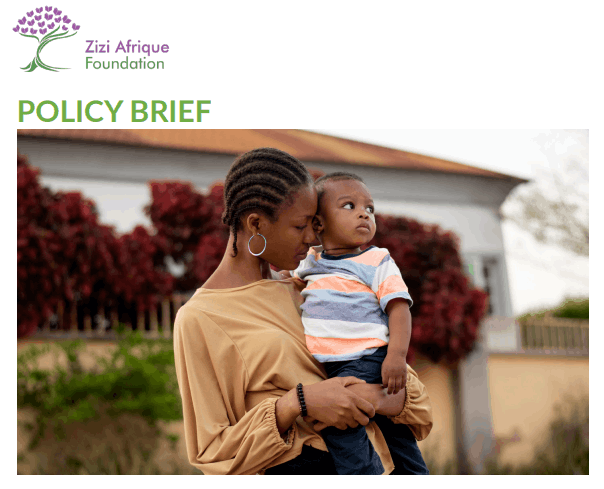 An Integrated Policy for Adolescent Mothers and Their Children